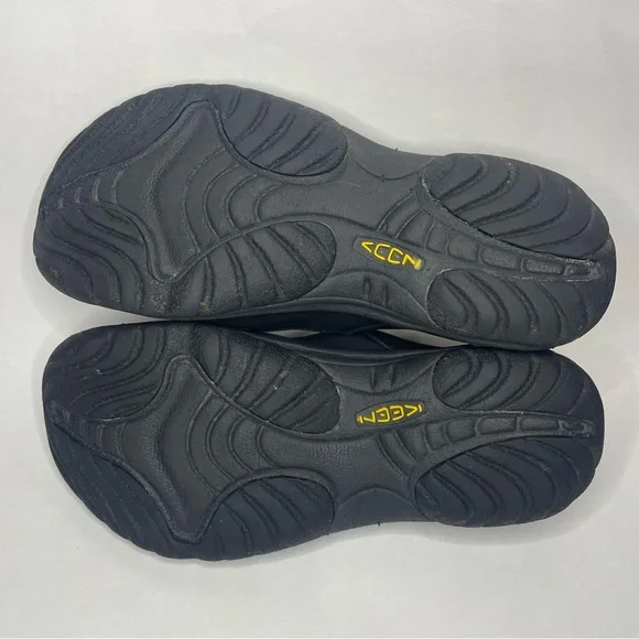 Women's Keen Black Waterproof Leather "Seattle Mary" Shoes 8.5 Beach Pool Swim - Picture 9 of 9